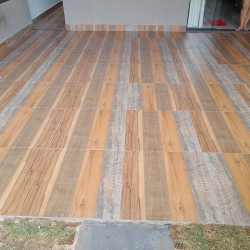 restauração de piso com acabamento profissional em Goiânia